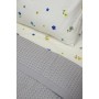 ETEHOMETEX HAVUZLU PİKE TAKIMI %100 PAMUK TEK KİŞİLİK GRİ 8696474232086